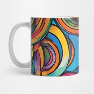 Colorful Asymmetrical Pattern. Mug